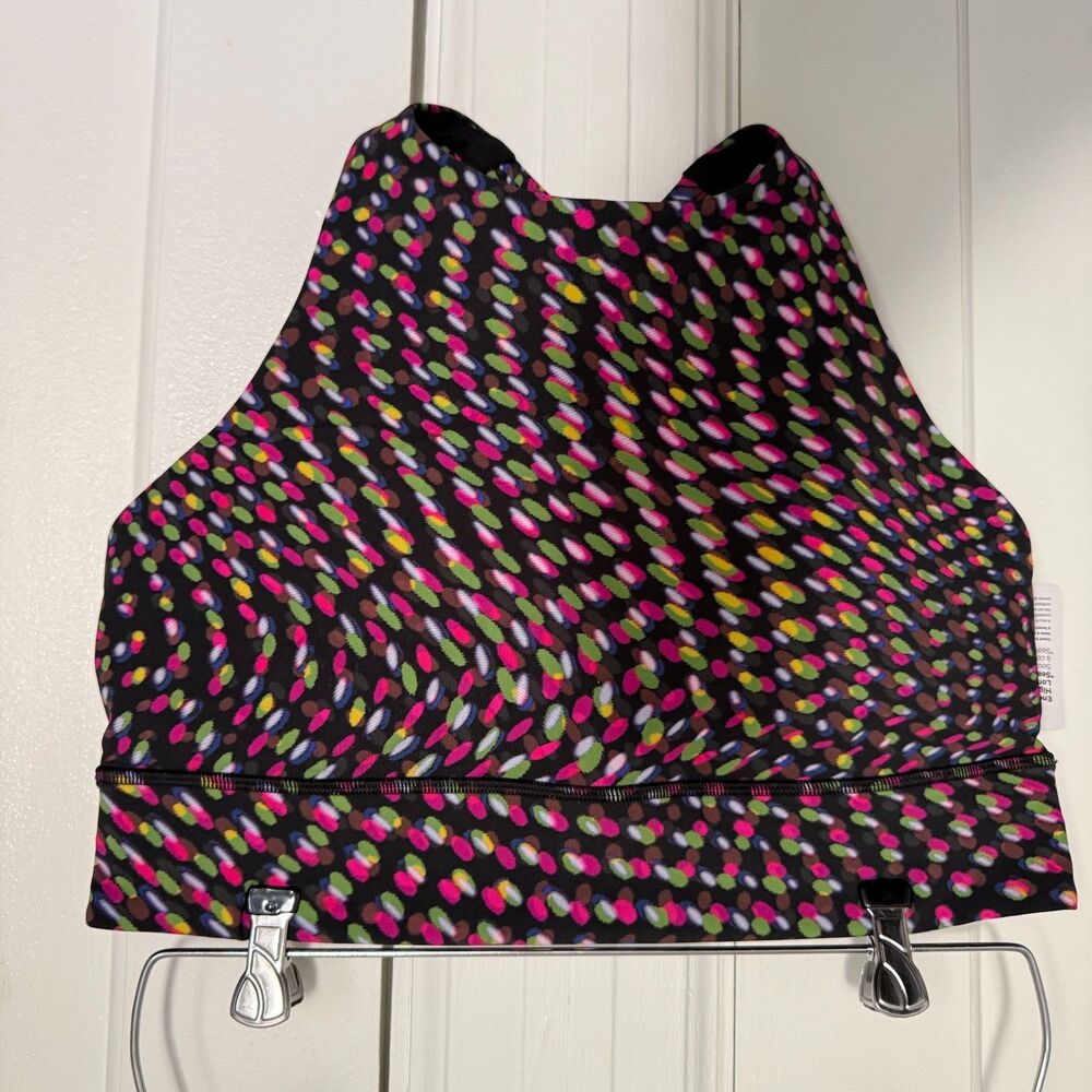 LULULEMON SEAWHEEZE High Neck Long Line Energy Bra Size 12 NWT